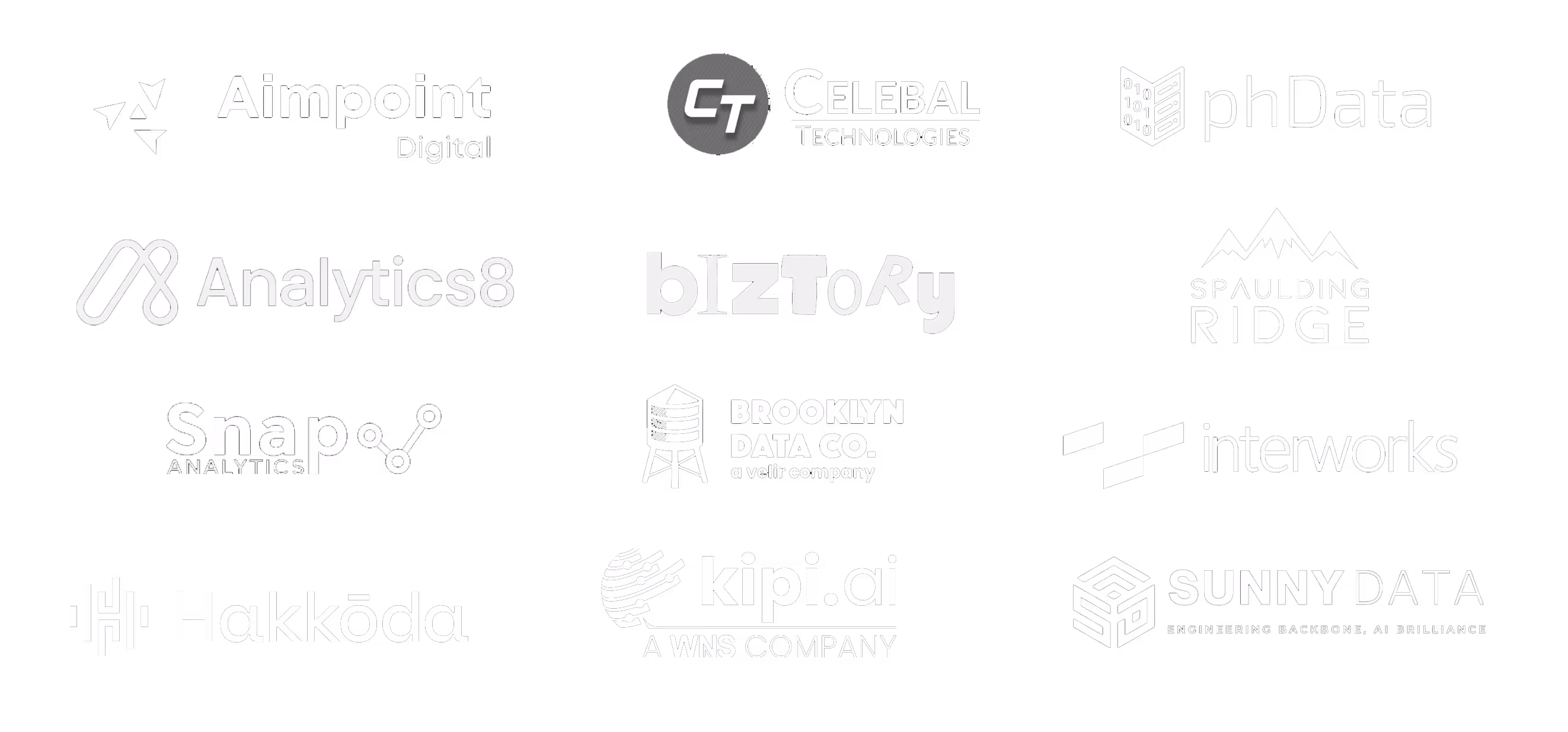 Data Apps launch partners